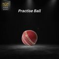 Practice Ball Indoor Tape Ball Bat  Red  Play with Cricket Bat. 