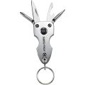 7 in 1 Keychain Multitool with Led Light for Outdoor and Emergency activity - Durable Steel. 