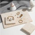 Stone Display Plate | Jewelry Tray | Jewellery Display | Home Decor | Aesthetic Design Flatlay Photography Prop. 