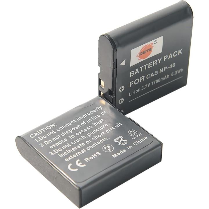 Batteria NP-40 (2 Pezzi) + Caricabatterie USB Per Casio Exilim - Compatibile Con EX-FC100, EX-Z400 E Altri - Foto 6