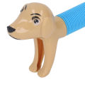 Popping Tube Fidget Toy,Dog Design Sensory Toy for Children. 