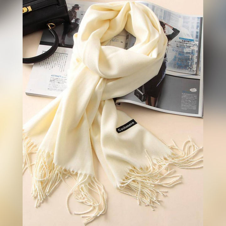 Offwhite 100% Cotton Stole For Women