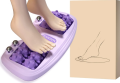 Foot Massager Roller Plastic Feet Heel Massage Tools for Roller Massage Reflexology Tool,Heel, Arch, Muscle Aches, Foot Pain, Stress,Fasciitis Relief, Relaxation. 