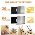 French Fry Cutter, Professional Potato Cutter Stainless Steel, Potato Slicer French Fries, Press French Fries Cutter for Potato. 