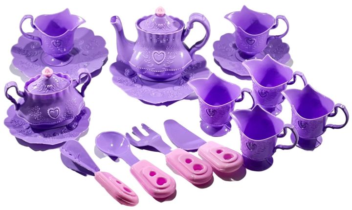 Tea Set Toys for Kids | Tea Party Set | Mini Kitchen Toys for Kids | 18 Pieces Set