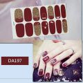 Nail Sticker Pack of 12 x 12 Nail Sticker Sheets (Random Color Random Design). 