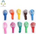 Pack of 100 Happy Birthday Printed Balloons with Small Air Pump for Birthday Balloon For Birthday Party Decorations. 
