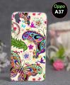 Oppo A37 Pouch Case - Butterfly Soft Back Cover Case for Oppo A37. 