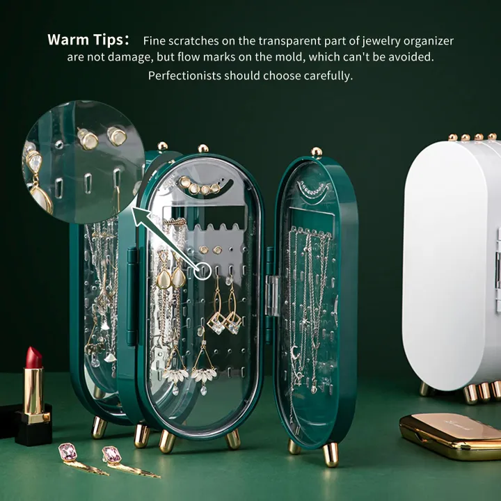 Premium%20Faux%20Leather%20All-Season%20Foldable%20Jewellery%20Organizer%20Box%20%E2%80%93%20Stylish%20Travel%20Case%20with%20Mirror,%20Earring%20Slots%20&%20Necklace%20Hooks%20-%20Image%206