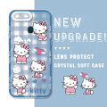 AMORVOR for OPPO A5S A7 A12 A12S Back Cover Cartoon Lovely Crystal Case Camera Protection Transparent TPU Soft Phone Cases. 