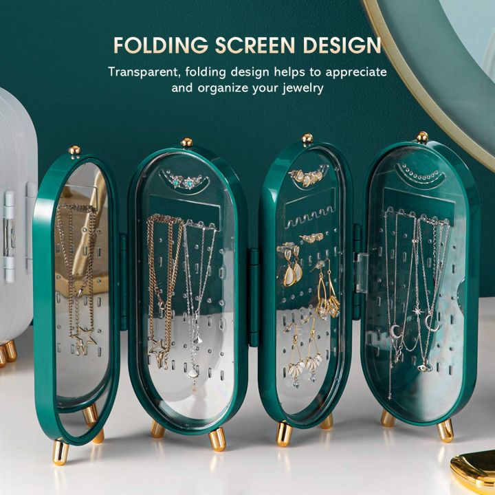 Premium%20Faux%20Leather%20All-Season%20Foldable%20Jewellery%20Organizer%20Box%20%E2%80%93%20Stylish%20Travel%20Case%20with%20Mirror,%20Earring%20Slots%20&%20Necklace%20Hooks%20-%20Image%205