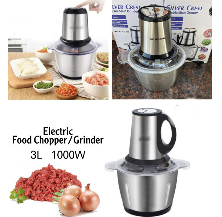 Silver Crest Electric Meat Grinder SC-66B - 6 Blades