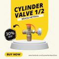 Cylinder Valve | LPG Small Cylinder Valve | Heavy-Duty Brass LPG Cylinder Valve | High-Quality 1/2 Brass Valve for Durable Performance | Reliable LPG Cylinder Valve for Home & Commercial Use. 