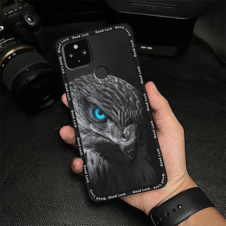 Anti-dust Soft case Phone Case For Google Pixel 4A 5G Waterproof Cover Dirt-resistant Back Cover Cartoon Anti-knock TPU