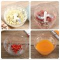 Manual Food Chopper Havy Material Compact & Powerful Hand Held Vegetable Chopper/Blender Garlic Mincer Cutter with 3 Stainless Steel Blades. 