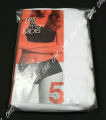M & S Ladies 5 Pack Cotton Lycra Midis Briefs Knickers Underwear. 