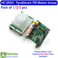 HC-SR501 Adjustable Infrared IR PyroElectric PIR Motion Sensor Module by Electrica. 