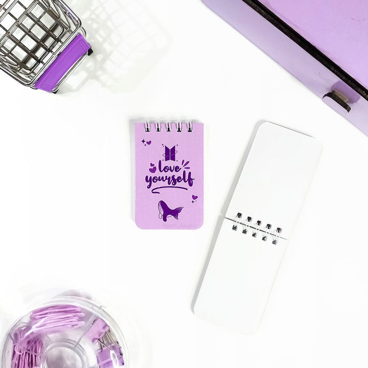 BTS%20Themed%20Mini%20Spiral%20Notepads%20%7C%2050-60%20Sheets%20%7C%20Pocket%20Notepads%20%7C%20Love%20Yourself%20&%20BTS%20Motivational%20Quotes%20%7C%20BTS%20ARMY%20Merch%20-%20Image%203