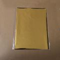 50Sheets A4 Gold Hot Stamping Transfer Foil Paper Laminator Laminating Laser Printer Business Card DIY Craft Supplies 29x21cm. 