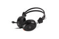 A4Tech HS-30i Headphones - ComfortFit Stereo Headset - 3.5mm - For Mobile/ PC/ Laptop/ PS4 - Black. 