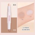 WODWOD Contour Stick: Highlighter, natural and delicate, shadow concealer, brightening, three-dimensional contour, dual-purpose, easy to draw for beginners. 