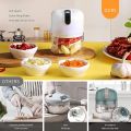 Mini Electric Food Chopper USB Rechargeable – Portable Hand Mixer Grinder for Onion, Garlic, Ginger, Meat & Vegetables – Wireless Powerful Blender 300ML. 
