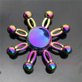 【Exclusive Offer】Colorful Metal Toy Fidget Spinner for Adult Children Anti-Anxiety ADHD Relieves Stress Creative Finger Spinner Boy Birthday Gift. 