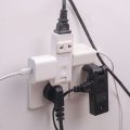 Protable 4 in 1 EU Electrical Socket 180 Degree Rotation Wall Outlet Power Converter High Quality Extension Socket Adapter. 