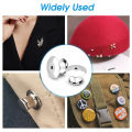 10pcs Locking Pin Back Locking Pin Keeper Clasp Metal Pin Backing for Brooch Yao Store. 
