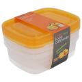 3pc Food Storage Containers Premium Quality Multi-Purpose Food Box. 