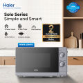 Haier 20L / Solo Series / HMW-20MPS - ( Mechanical Rotary Controls +5 Power Levels + Speed and Weight Defrost ) / Microwave Oven/ Haier Warranty. 