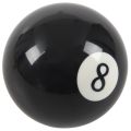 Universal Car Auto Black 8 Ball Gear Shift Shifter Knob W 8mm 10mm 12mm Adapter. 
