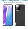 Battery Case for SAMSUNG GLAXY S20 , 5000mAh Rechargeable Extended Battery Charger Case for Samsung Galaxy S20 External Backup Battery Charging Case Support Kickstand,Add Extra Juice for Your Phone Black. 