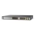 Cisco Switch WS-C-3750G-24-PS / WS C 3750 G 24 PS. 