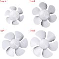 Round Shaft Fan Blade Kitchen Bathroom Vent Blade White Plastic Electric Fan Impeller General Fanner Blade Home Vent Accessories. 