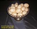 (8 Piece) Artificial Plastic Eggs for Broody Hen - Brown Egg (Light Weight Hollow Egg Shell). 