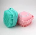 Silicone Bath Body Brush, Exfoliating Body Scrub Brush with Soap Dispenser, Ultra Soft Bath Sponge Shower Brush and Body Massager, Baby Shower Brush, Shampoo and Gel Dispenser. 