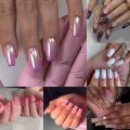 New Long Ballerina False Nails Aurora French Nail Tips Full Cover Simple Lines Fake Nails DIY. 
