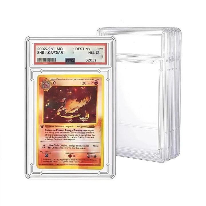 High Quality Transparent PSA Graded Card Case UV Protection Removable ...