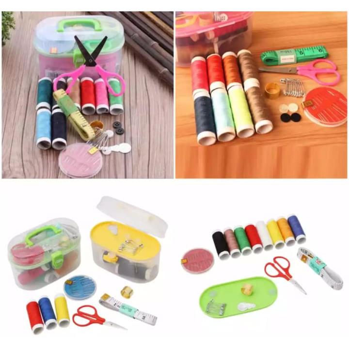 1 Set/Box Convenient Practical Household Sewing Kit Hand Suture Portable Sewing Box