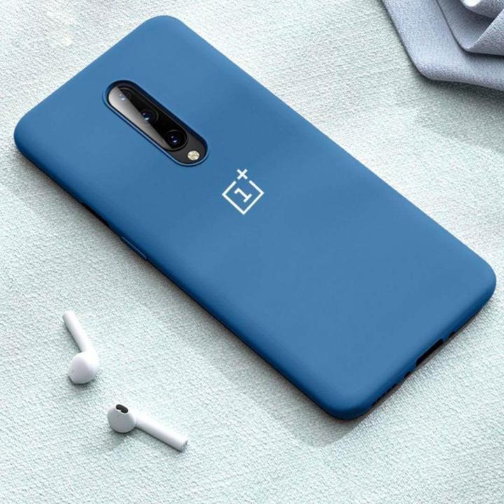 OnePlus 8 4G/5G Global Only- ( Not Compatible 5G UW Version Variant-) Official Silicone Soft Silky Rubber Case - Comfortable Protective Case - Premium Ultra Slim Shockproof Liquid Cover- For One Plus 8 4G/5G Global Variant Only