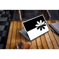 black-and-white Laptop Back Skin-Laptop Skin Vinyl Sticker Decal, 13 13.3 14.6 15 15.4 15.6 inch Laptop Skin Sticker Cover. 