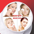 80pcs Makeup Remover cotton Pads for Face Hypoallergenic, Lint-Free, 100% Pure Cotton Wipes Cotton Pads for Face Cleansing, Removing Makeup, Applying Facial Toner & Nail Polish Remover pack off. 