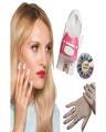 All In One Nail Art System For Women - White & Pink. 