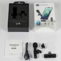 K8 Wireless Microphone Mic Universal Plug & Play - Audio Mic for Live Game Video Shooting Streaming Vlogging Mic Video FOR TYPE C, IOS & MICRO Ports. 