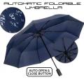 Fully Open Close Automatic Folding 8 Ribs Umbrella for Rain and Sun Light Compact Size Umbrella Premium Quality Portable Three Steps Folding Umbrella. 