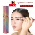 2 in 1 Electric Eyebrow Trimmer And Shaver Rechargeable Hair Remover For All Use In Pen Size Facial Beauty 2 IN 1 Rechargeable Electric Eyebrow Trimmer Epilator Facial Hair Removal. 