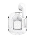 Air 31 / Air 39  Wireless Earbuds with Transparent Charging Case, Bluetooth 5.3, LED Battery Display, Heavy Bass Stereo, Noise Reduction, Crystal-Clear Audio. 