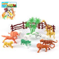Tiny Wild Animal Character Kingdom Rubber Animals Action Figure World Jungle Zoo Toys Set - Mini Animal For Kids Boys Girls Fun Playing Prank Play Toy. 