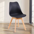 New Elegant Contemporary Wooden Dining Chair with Plastic Seat - Home/Restaurant Comfortable Cafe Chair. 